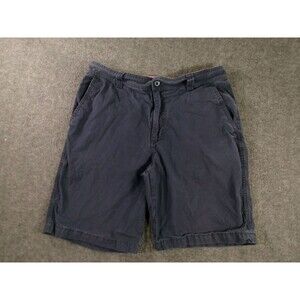 BCC Khaki Shorts Mens 34 Navy Cotton Casual Chino Pocket Casual Summer